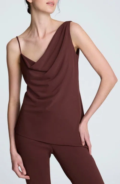 KENNETH COLE KENNETH COLE ASYMMETRIC DRAPE SLEEVELESS TOP