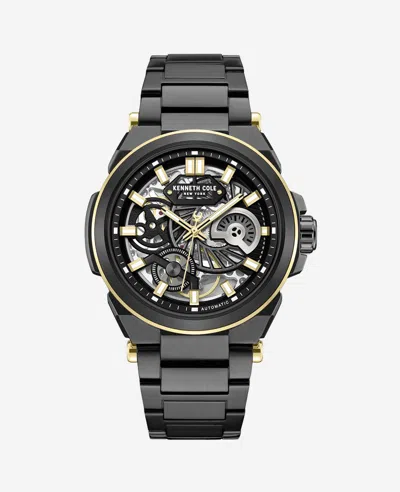 Kenneth Cole Automatic Bracelet Watch In Black
