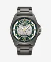 Kenneth Cole Automatic Bracelet Watch In Gun