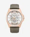 Kenneth Cole Automatic Strap Watch In Khaki