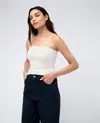 Kenneth Cole Athletic Stretch Camisole In Kc White