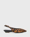 Kenneth Cole Berkette Leopard Calf Hair Slingback In Animal Print
