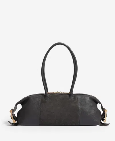 Kenneth Cole Bowery Bowling Bag In Steel