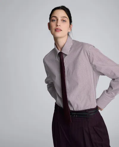 Kenneth Cole Boyfriend Button Down Shirt With Tie