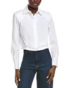 Kenneth Cole Button Front Shirt In White
