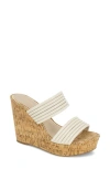 KENNETH COLE CAILYN PLATFORM WEDGE SLIDE SANDAL