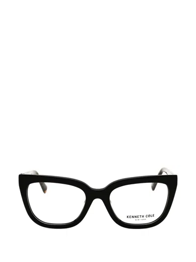 Kenneth Cole Cat-eye Glasses In Black