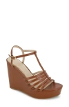 KENNETH COLE KENNETH COLE CELIA ANKLE STRAP PLATFORM WEDGE SANDAL