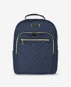 Kenneth Cole Chelsea 15.6-inch Chevron Quilted Computer Backpack In Blue