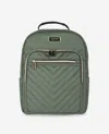 Kenneth Cole Chelsea 15.6-inch Chevron Quilted Computer Backpack In Green