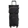 Kenneth Cole Chelsea Travel Two-piece Set In Black