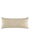 Kenneth Cole New York Chenille Lumbar Pillow Cover Bedding In Ivory/mink Brown