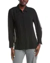 Kenneth Cole Chiffon Blouse In Black