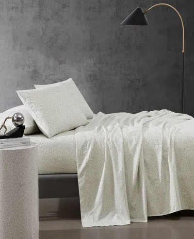 Kenneth Cole Chill Flowers Sheet Set In White