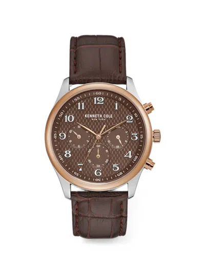 Kenneth Cole 크로노그래프 42mm 시계 In Brown