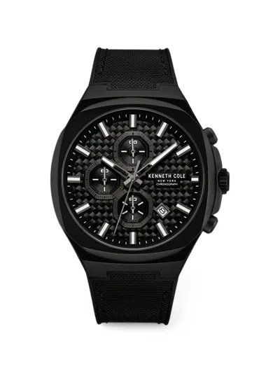 Kenneth Cole Chronograph 43mm Watch In Red