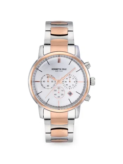 Kenneth Cole 크로노그래프 데이트 44mm 시계 In Metallic