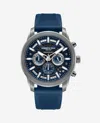 Kenneth Cole Chronograph Sport Silicone Watch In Blue