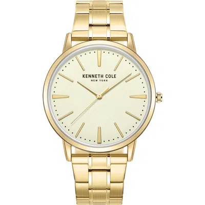 Kenneth Cole Classic Bracelet Watch In Gold