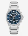 Kenneth Cole Classic Bracelet Watch With Date Disc In Silver
