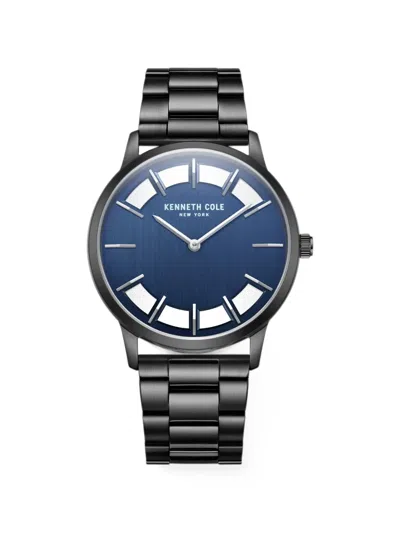 Kenneth Cole 클래식 링크 브레이슬릿 42mm 시계 In Metallic