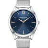 Kenneth Cole Classic Mesh Strap Watch, 44mm In Silver