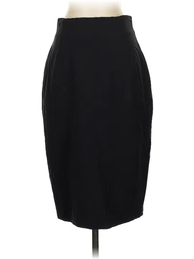 Pre-owned Kenneth Cole Collection Formal Skirt In Black