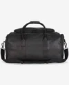 Kenneth Cole Colombian Leather Duffle In Black