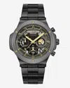 Kenneth Cole Contrast Dress Sport Watch In Black