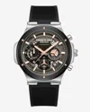 Kenneth Cole Contrast Dress Sport Watch In Black