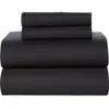 Kenneth Cole Cotton Percale Sheet Set In Black