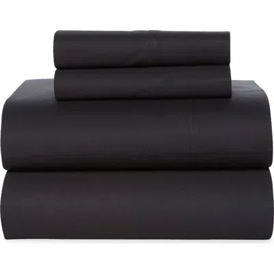 Kenneth Cole Cotton Percale Sheet Set In Black