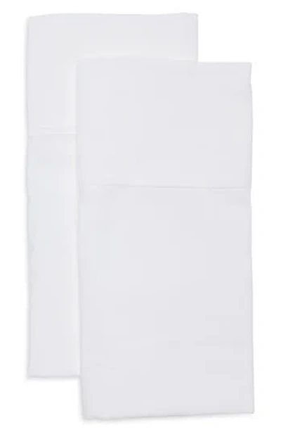 Kenneth Cole Cotton Pillowcase Set In White