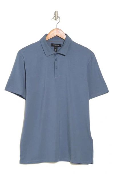 Kenneth Cole Cotton Polo In Blue