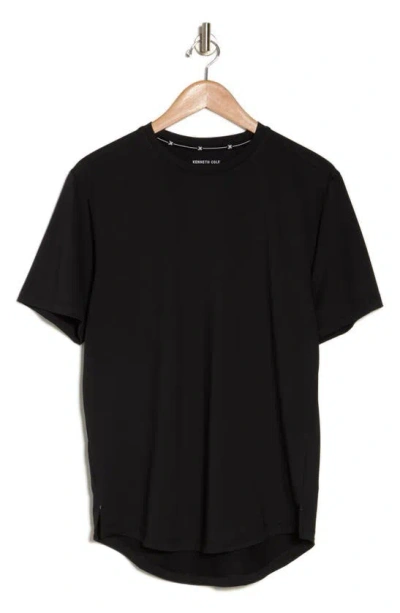 Kenneth Cole Crewneck Active T-shirt In Black