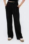 KENNETH COLE KENNETH COLE CRISSCROSS WAIST WIDE LEG PANTS