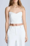 Kenneth Cole Women's Bustier Camisole In Pure White