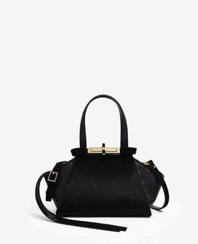 Kenneth Cole Crosby Small Satchel In Black