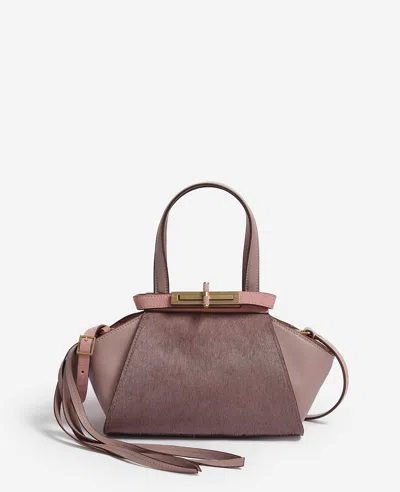 Kenneth Cole Crosby Small Satchel In Lavender
