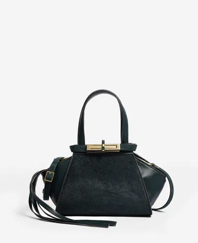 Kenneth Cole Crosby Small Satchel In Loden