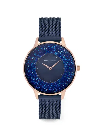 Kenneth Cole 크리스털 장식 33mm 시계 In Blue