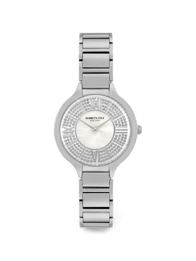 Kenneth Cole 크리스털 장식 33mm 시계 In Metallic