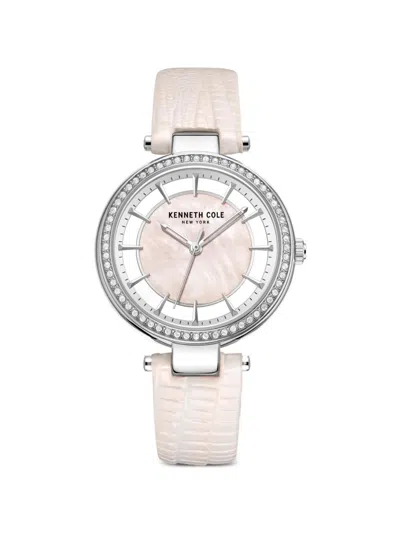 Kenneth Cole 크리스털 장식 34mm 시계 In Gray