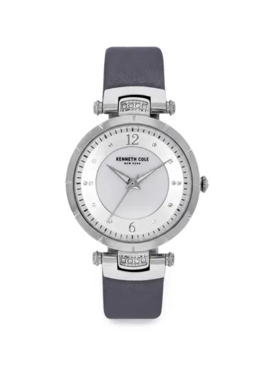 Kenneth Cole 크리스털 장식 34mm 시계 In Gray