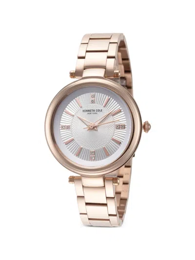 Kenneth Cole 크리스털 장식 35mm 시계 In Gold
