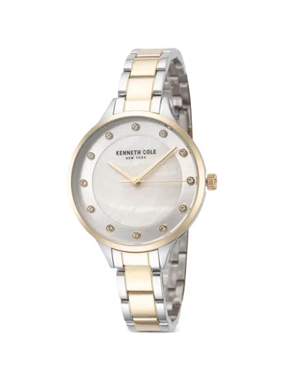 Kenneth Cole 크리스털 장식 36mm 시계 In Metallic