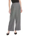 Kenneth Cole Cuffed Pant In Gray