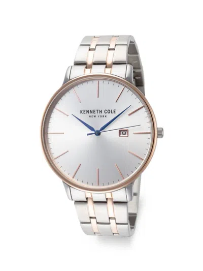 Kenneth Cole 데이트 윈도우 링크 브레이슬릿 42mm 시계 In Multi