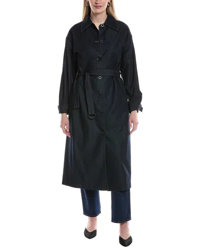 KENNETH COLE DENIM TRENCH COAT
