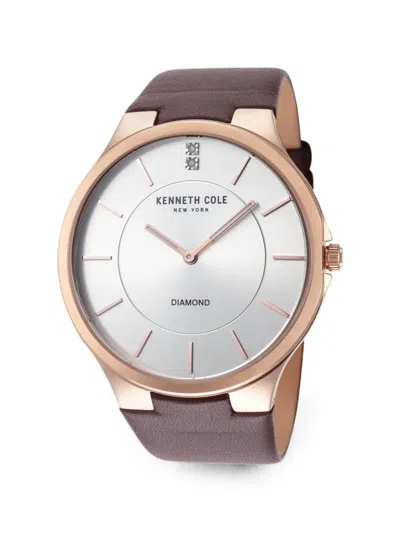Kenneth Cole 다이아몬드 44mm 시계 In Brown